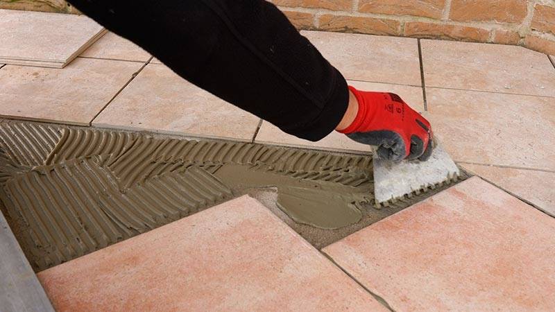 pose de carrelage
